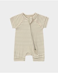 Susukoshi - Zip Suit Short Sleeves With Shorts
