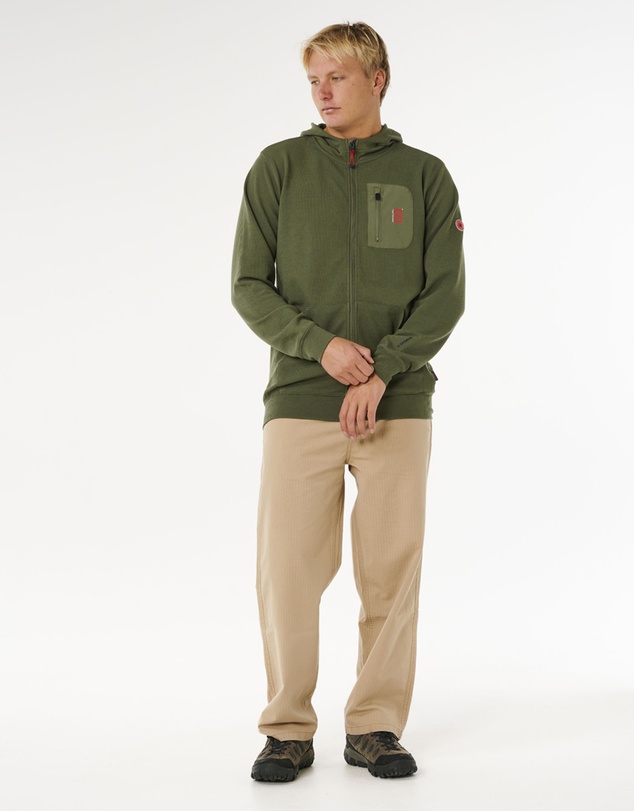 Rip Curl - Vaporcool Search Zip Through Hood