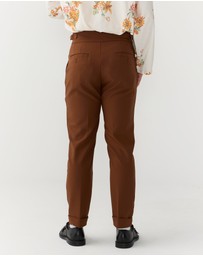 Justin Cassin - Vittori High Waist Cropped Pants
