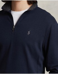 Polo Ralph Lauren - ICONIC EXCLUSIVE - Luxury Jersey Quarter-Zip Pullover