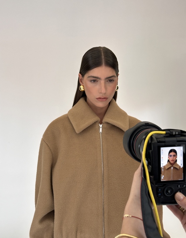ENA PELLY - Maeve Wool Blend Bomber