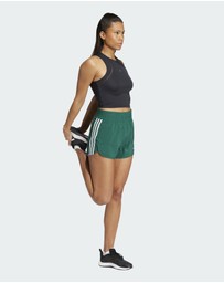 adidas Performance - Pacer Training 3-Stripes Woven High-Rise Shorts Womens
