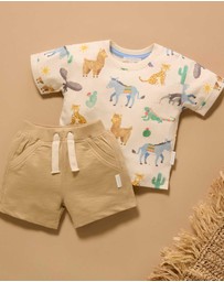Purebaby - Casual Shorts -Kids-Babies