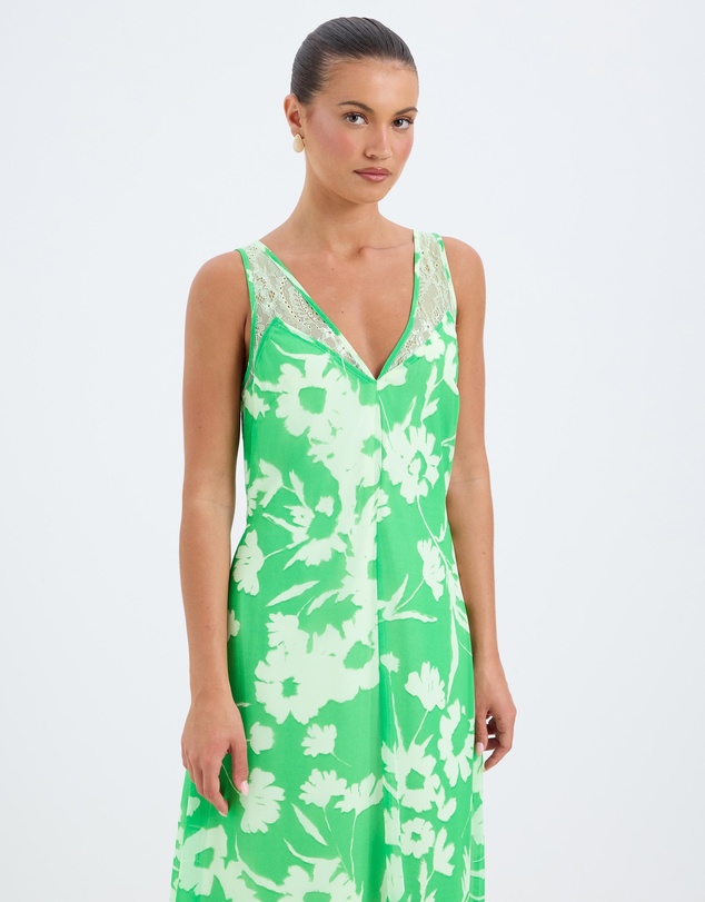 Calli - Piper Floral Print Midi Dress