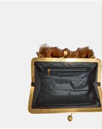 Steve Madden - BAmira Black/Gold Handbag