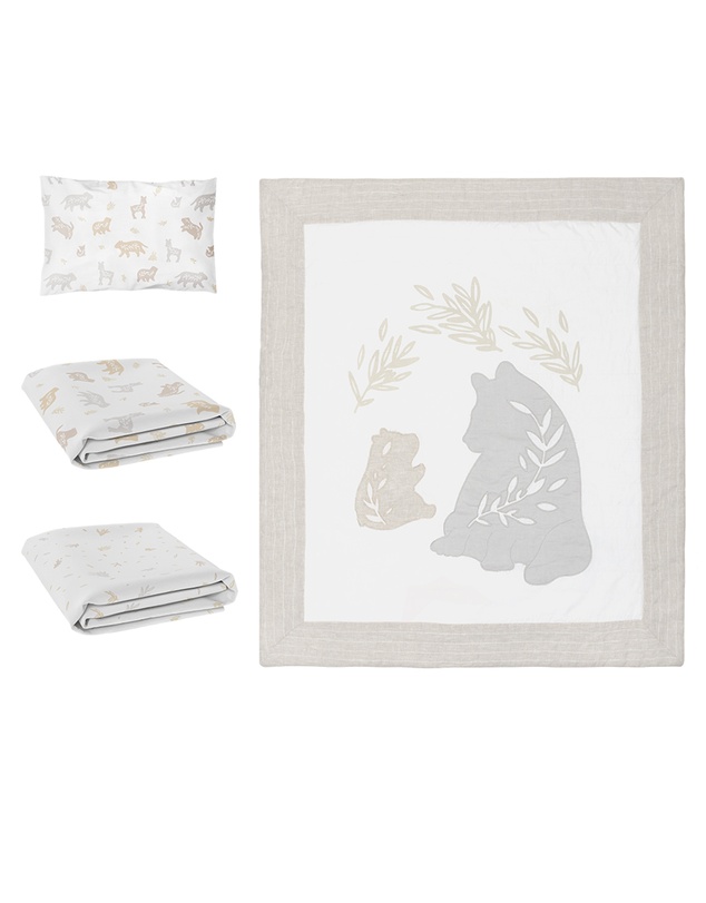 Lolli Living - 4-piece Nursery Set - Bosco Bear
