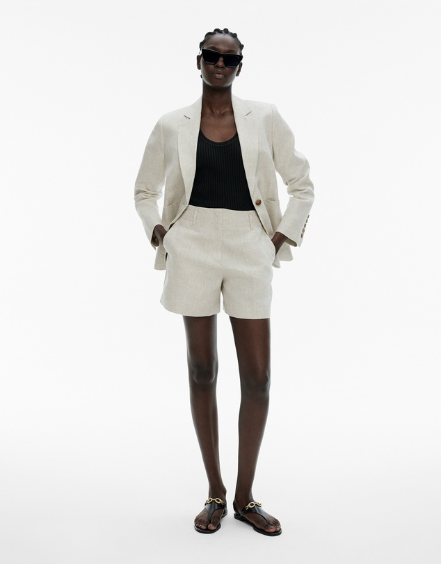Witchery - Yarn Dye Linen Short