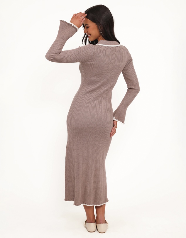 Petal & Pup - Avara Midi Dress - Brown