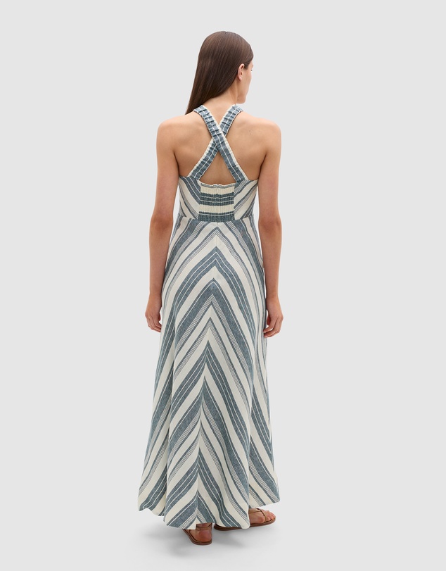 Seed Heritage - Linen Halter Midi Dress