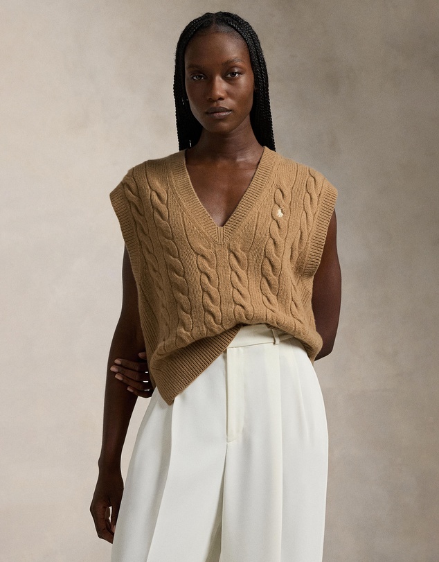 Polo Ralph Lauren - Cable-Knit Wool-Cashmere Sweater Vest