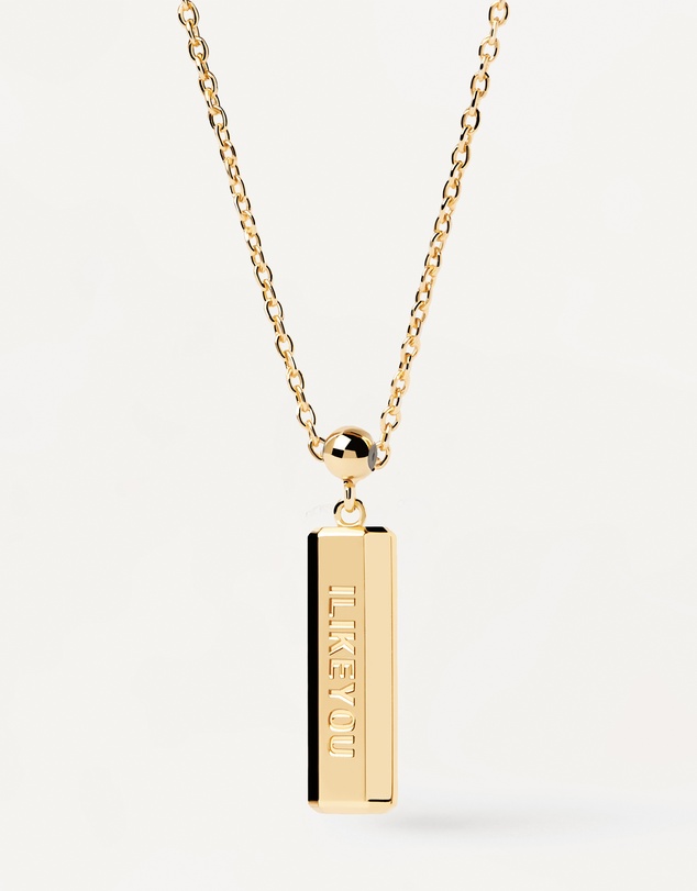 PDPAOLA - Charm Necklace I Like You Charm