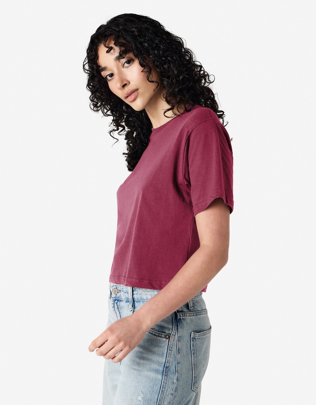 American Apparel - Women's Fine Jersey Boxy T-Shirt