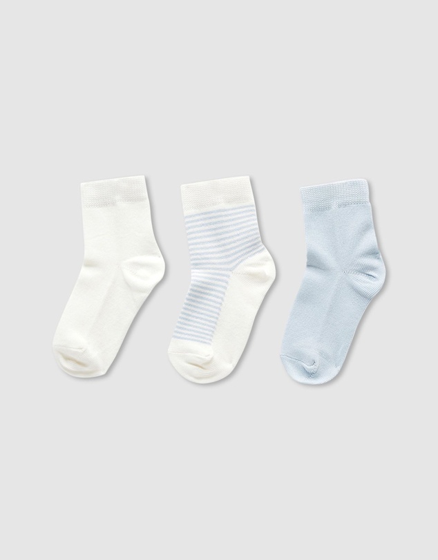Purebaby - 3 Sock Pack-Kids-Babies