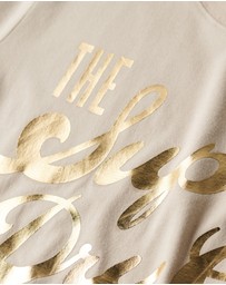 Superdry - Luxe Metallic Logo Relaxed Tee