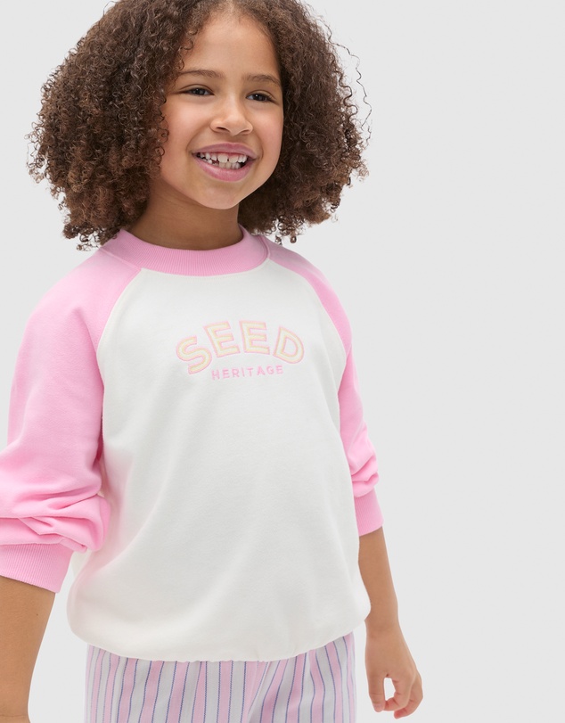 Seed Heritage - Raglan Logo Sweat