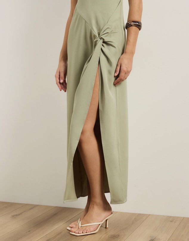Atmos&Here - Astra Twist Maxi Dress With Side Split