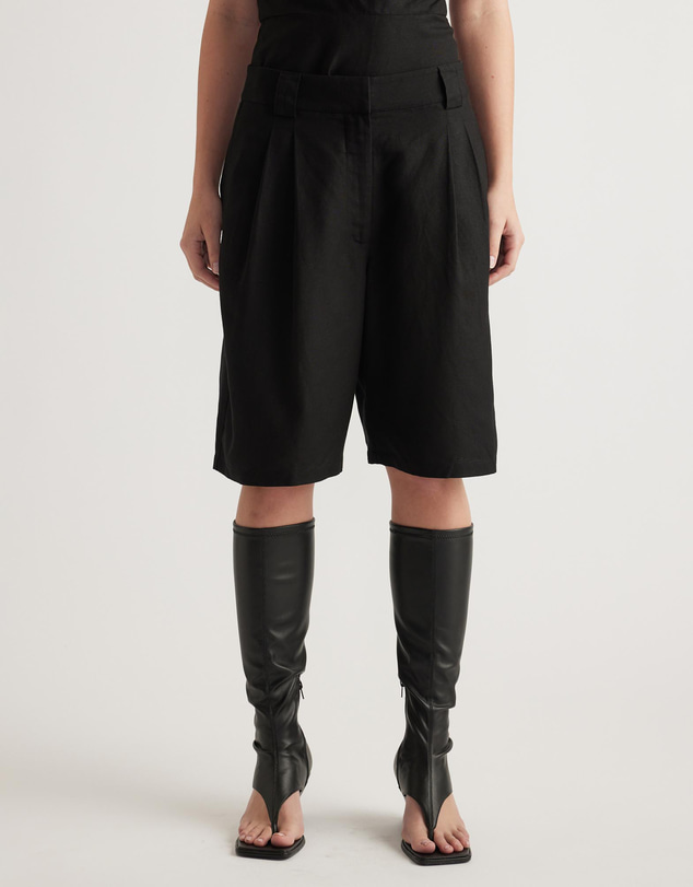 Decjuba - Gwen Linen Blend Shorts