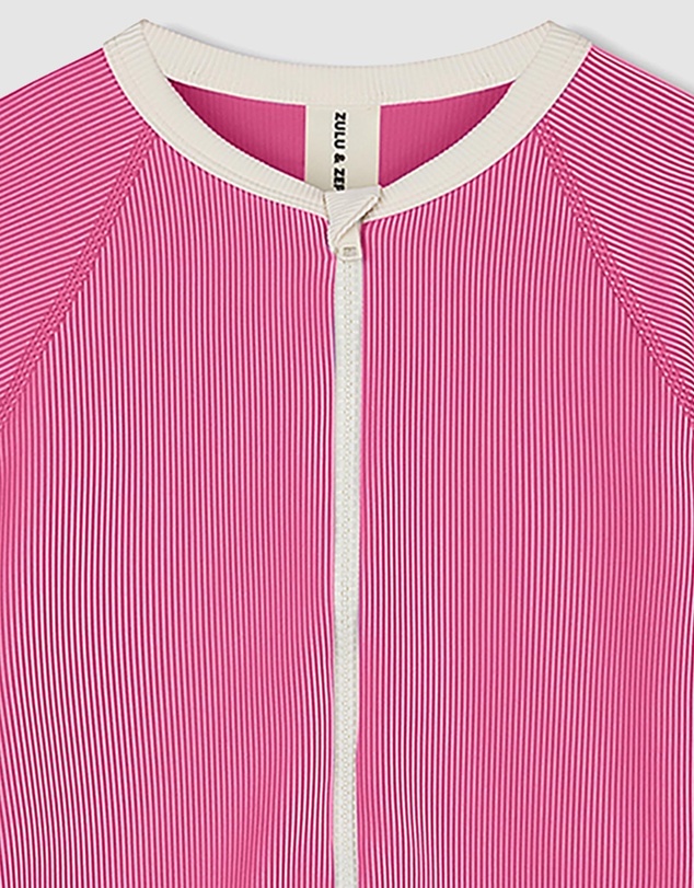 Zulu & Zephyr Mini - Mini Stripe Rib Surf Suit - Kids