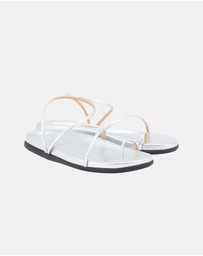 Ancient Greek Sandals - Kansiz Footbed Sandals