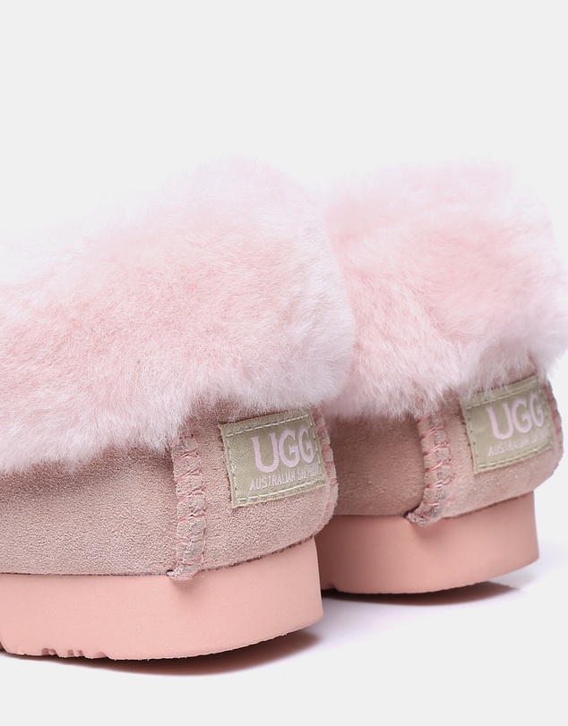 EVERAU - Australian Shepherd Ugg Popo Moccasins Cow Suede Upper Moccasins