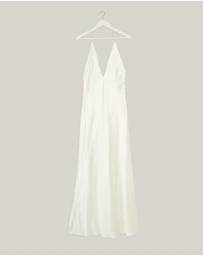 Revibe - Repaired MISHA Honor Satin Gown - AU 12