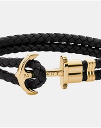 Paul Hewitt - Phrep Black Leather XXL Bracelet