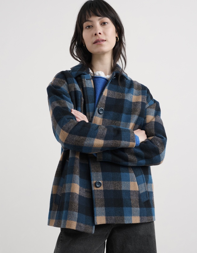 Seasalt - Seasalt Cornwall Navy Beamwind Coat