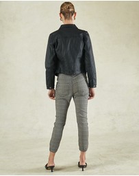 DRICOPER DENIM - Check Cuffed Jeans