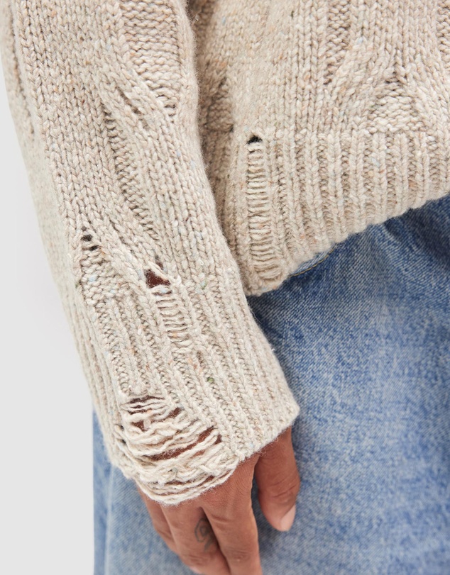 Represent - Distress Knit Sweater