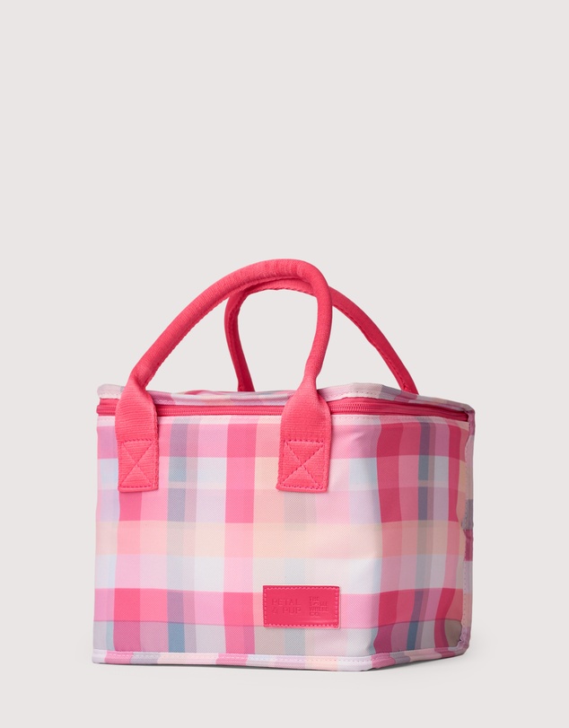 The Somewhere Co - Pink Plaid Lunch Bag