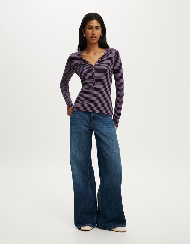 Cotton On - Blake Henley Long Sleeve Top