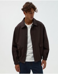 AERE - Boyd Collar Bomber Jacket
