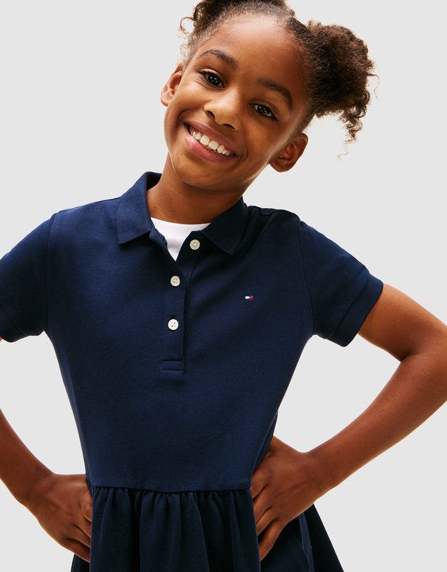 Tommy Hilfiger - Short Sleeve Polo Dress - Kids