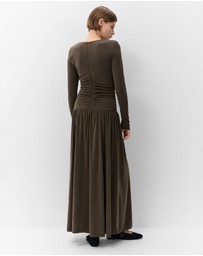 UNISON - Ruched Detail Maxi Dress