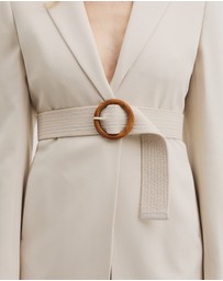 Country Road - Recycled Polyester Woven Stretch Belt
