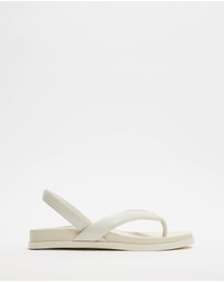 AERE - Leather Sling Back Thongs