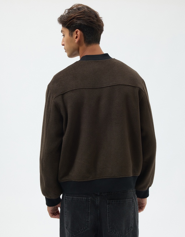 AERE - Wool Blend Bomber Jacket