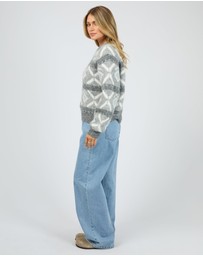 All About Eve - Zoia Knit Crew Charcoal
