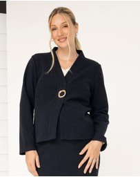 Angel Maternity - Taylor Maternity Winter Suit Jacket in Navy