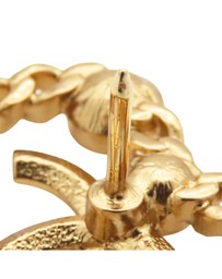 Pre-Loved by Azura Reborn - Pre-Loved CC Gold Plated Rhinestone Faux Pearl Heart Brooch