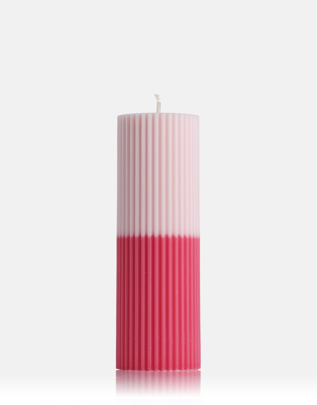 XRJ Celebrations - Pillar Two-Tone Sweet Valentine Candle