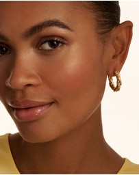 Ted Baker - Tiyaa Twisted Pearl Hoop Earrings