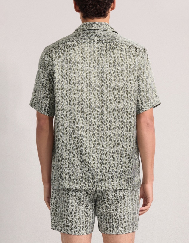 Frescobol Carioca - Roberto Silk Prado Print SS Shirt