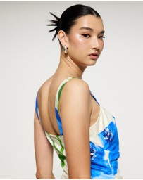 Lover - Grace Ruched Midi Dress