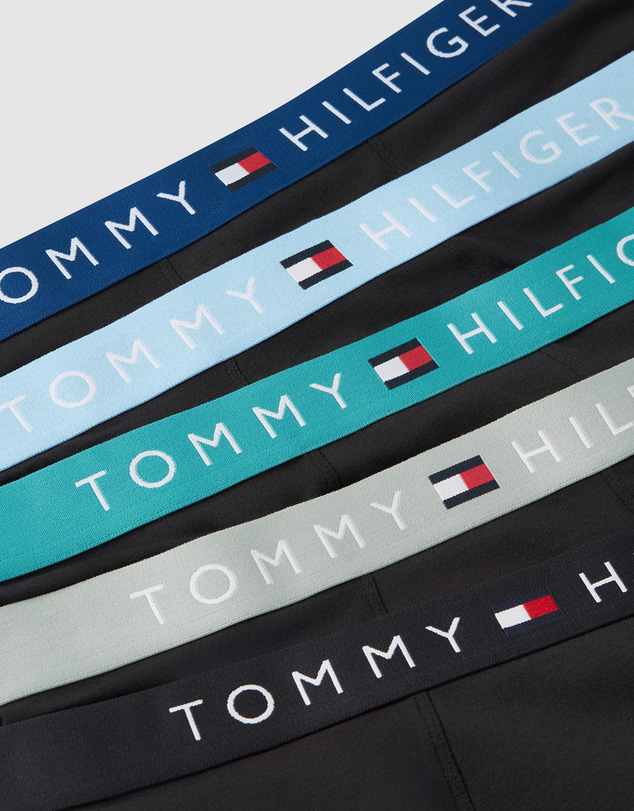 Tommy Hilfiger - 5-Pack TH Original Logo Waistband Trunks