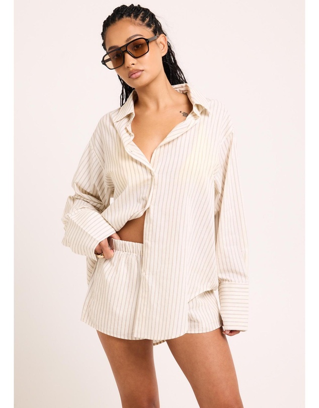Subtitled - Zuri Striped Long Sleeve Shirt