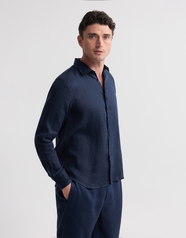 Oxford - Cooper Ls French Linen Shirt