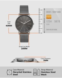 Skagen - Signatur Grey Analogue Watch SKW6577