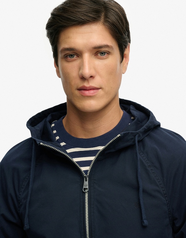 Superdry - Hooded Washed Twill Jacket