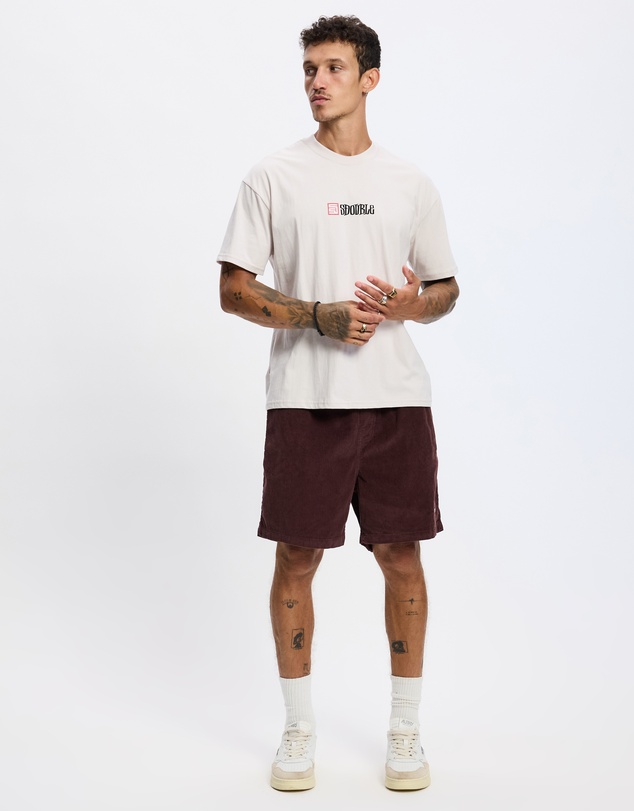 S Double - S Cube Mid Block SS Tee